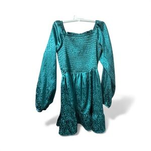 Green Long Sleeve Dress